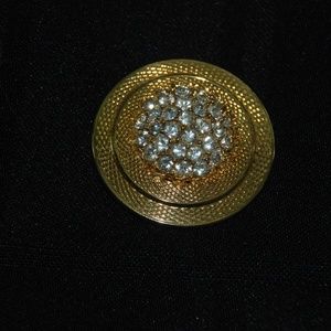 Celebrity NY GoldTone Vintage Scarf Clip